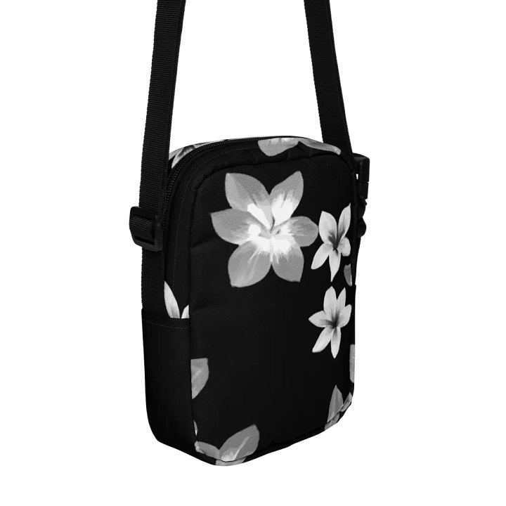 Utility Crossbody Bag | Volcanic Ash Translucent Caribbean Flower Print product image (2)