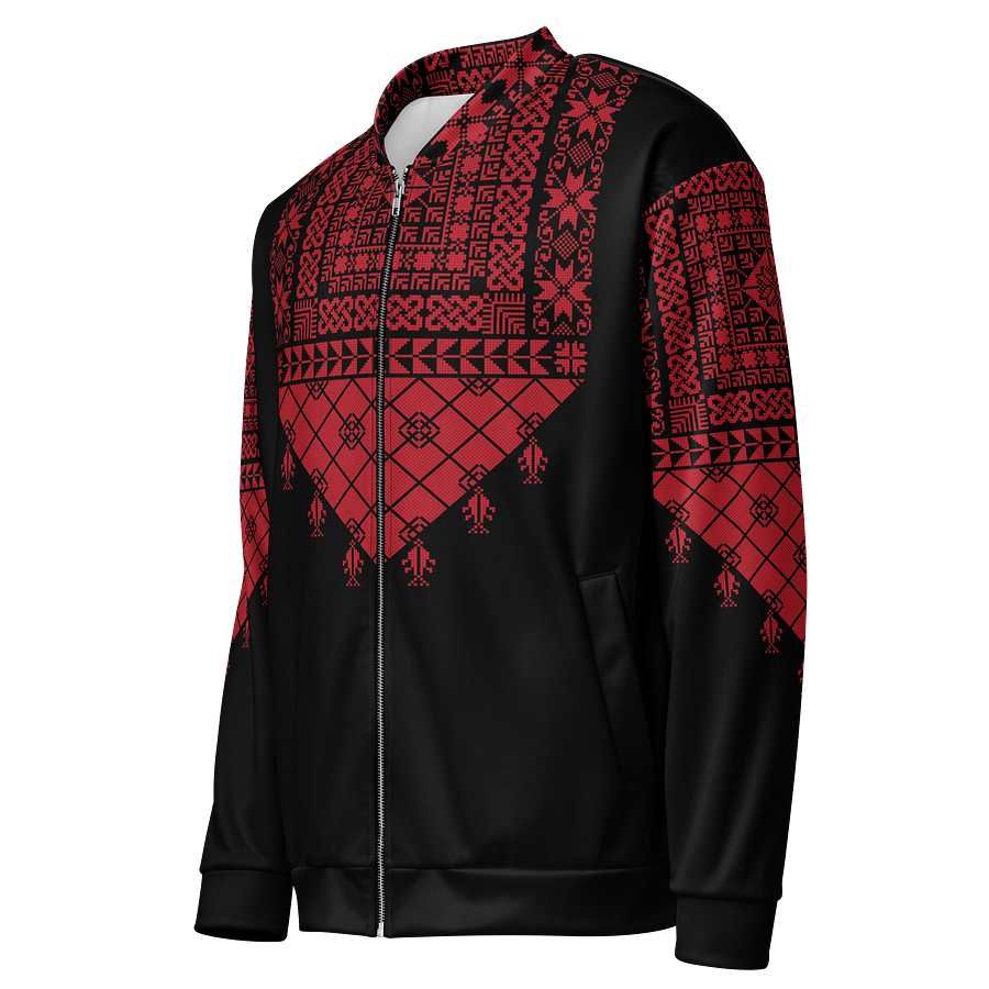 Red Tatreez Unisex Bomber Jacket product image (5)