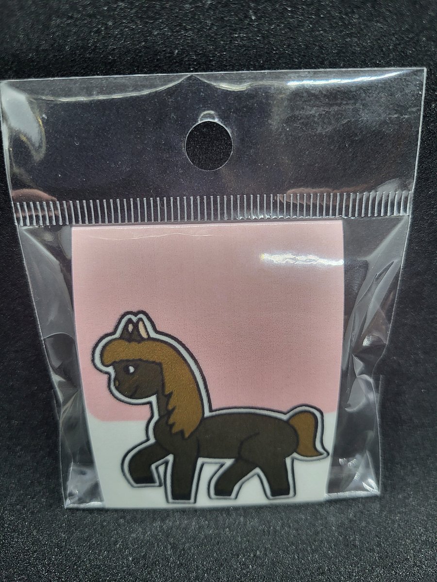 Cute Cartoon Horse Girl Magnetic Laminated Bookmark for Farm Animal Lovers product image (1)