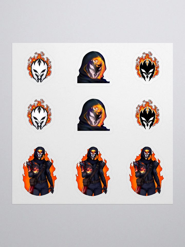 Mask + Full Body Collection Kiss Cut Sticker Sheet product image (1)