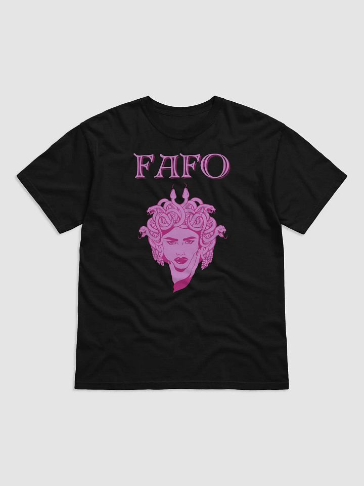 Medusa FAFO Feminist Adult Heavyweight T-Shirt. product image (1)
