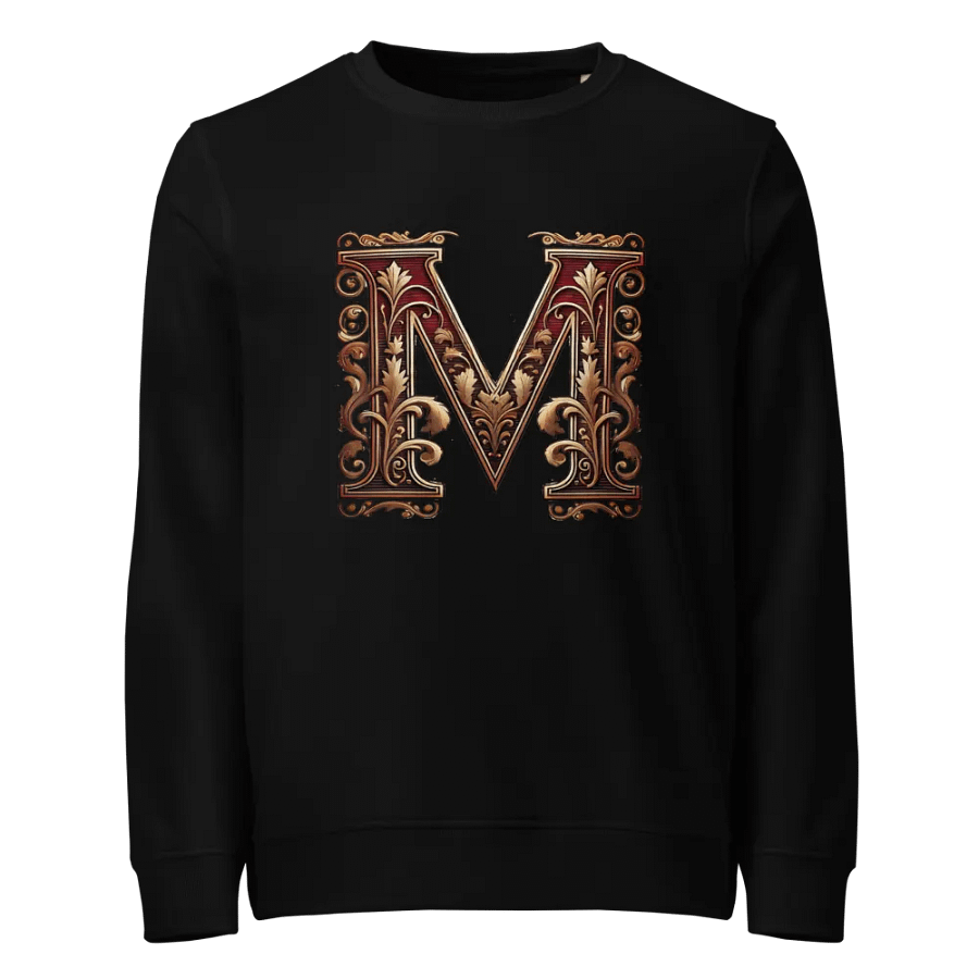 Golden Floral Monogram Sweatshirt product image (1)