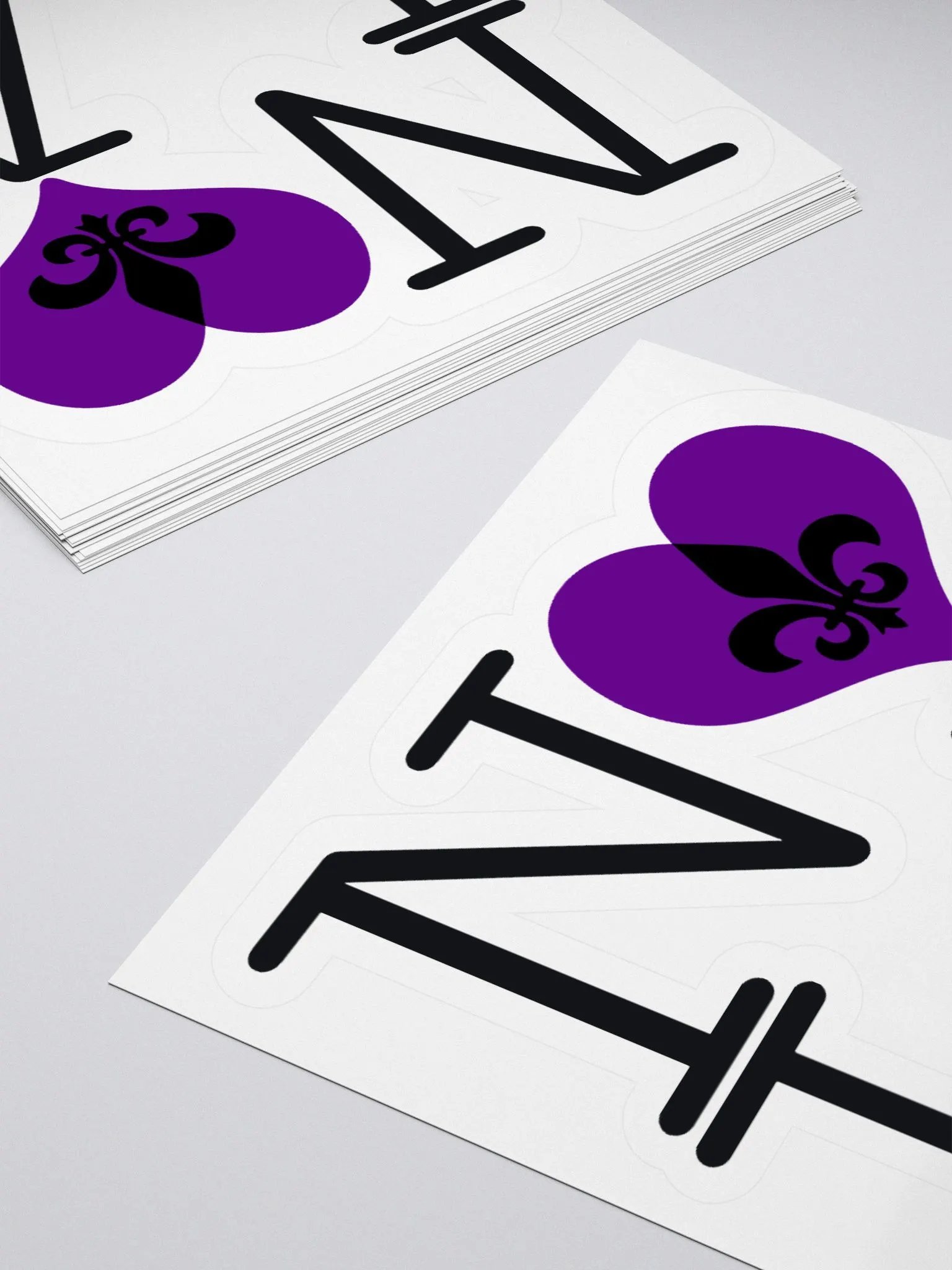I LOVE NOLA **BIGSHOT STICKER** (PURPLE HEART) product image (4)