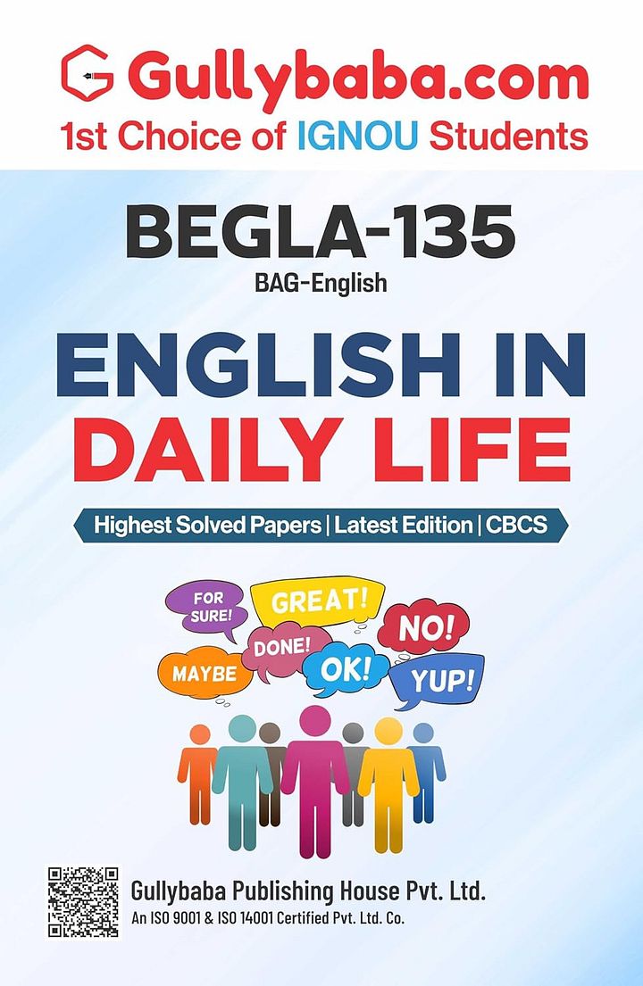 IGNOU BEGLA 135 English in Daily Life product image (1)