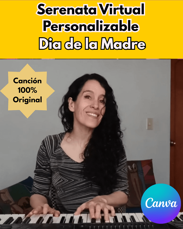 Dia de la Madre Serenata en Video - Tarjeta Personalizable con Canción Original para Mamá product image (1)