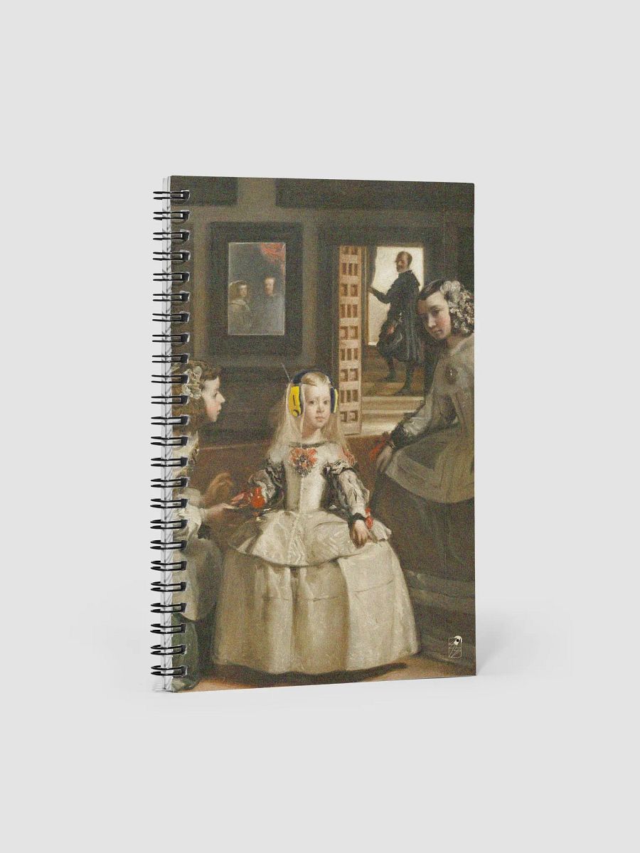 Radio Meninas by Frank Fonik, EDM Techno Spiral Notebook product image (3)