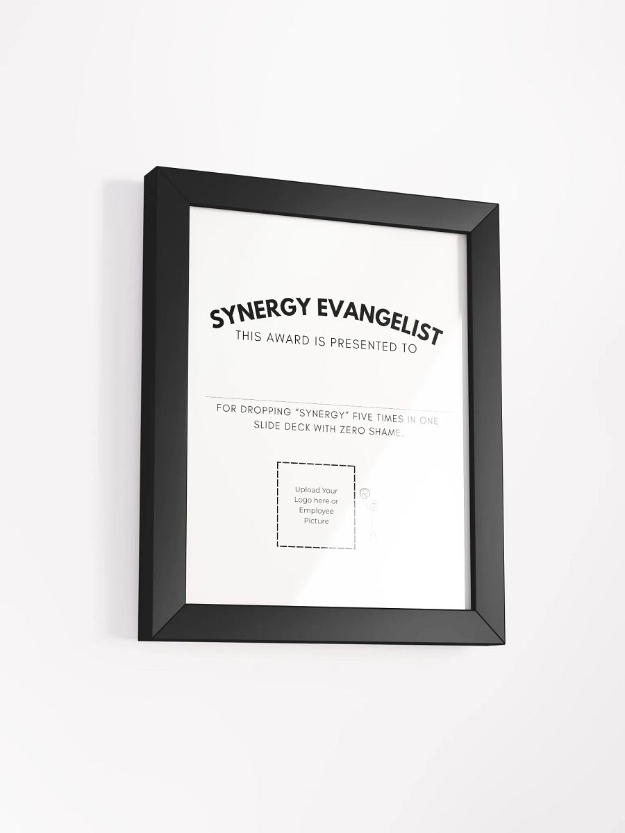 Synergy Evangelist Certificate - Framed Poster product image (10)