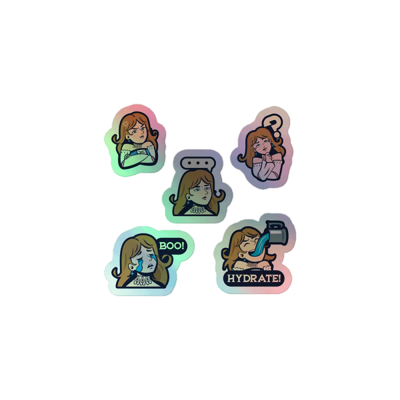 GM JoJo Emote Kiss Cut Emote Stickers