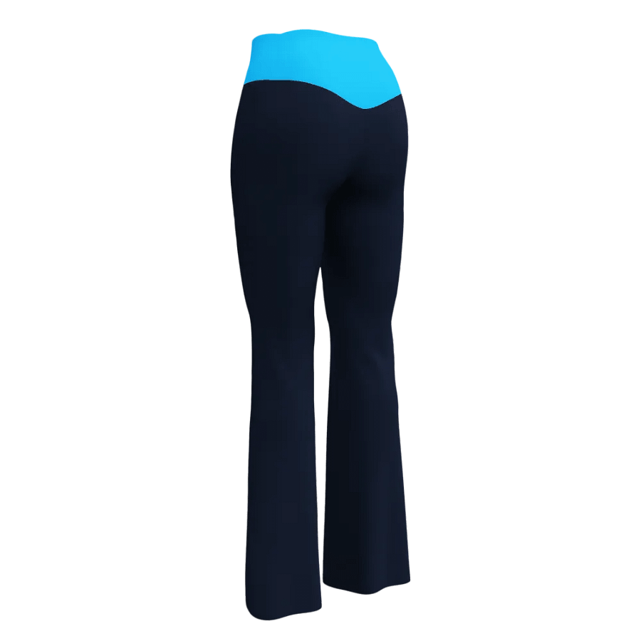 Blue Block Flare Sweatpants product image (8)