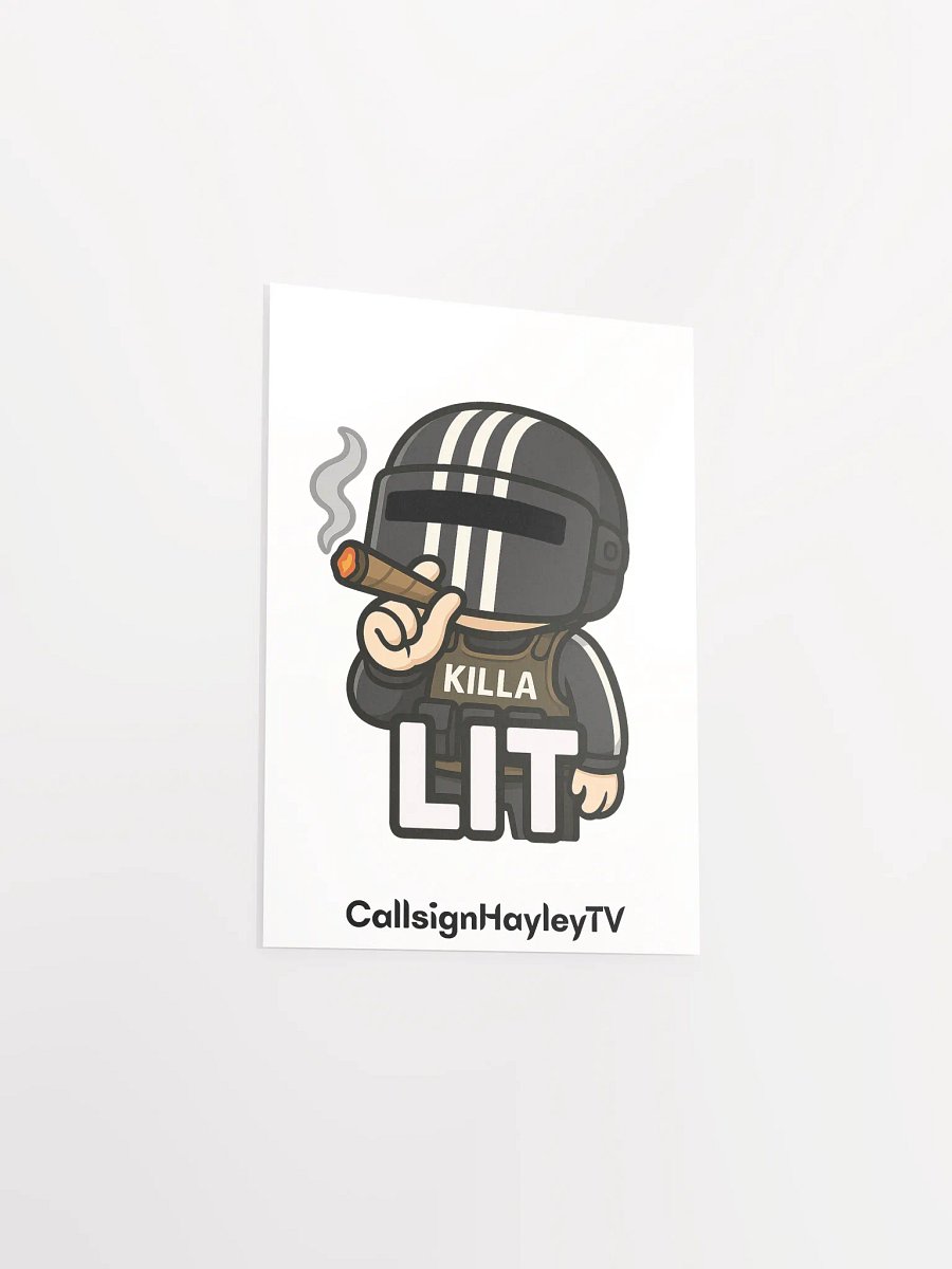 Visor Down, Vibes Up – LIT Killa Poster product image (16)