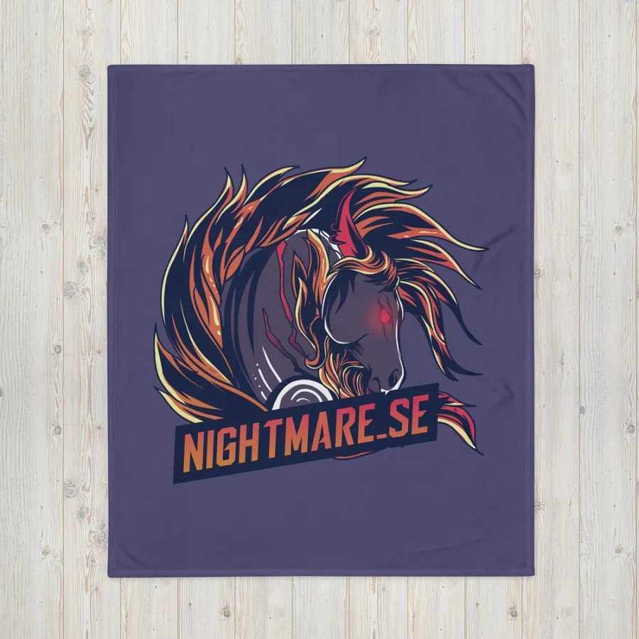 Nightmare_se Throw Blanket product image (16)