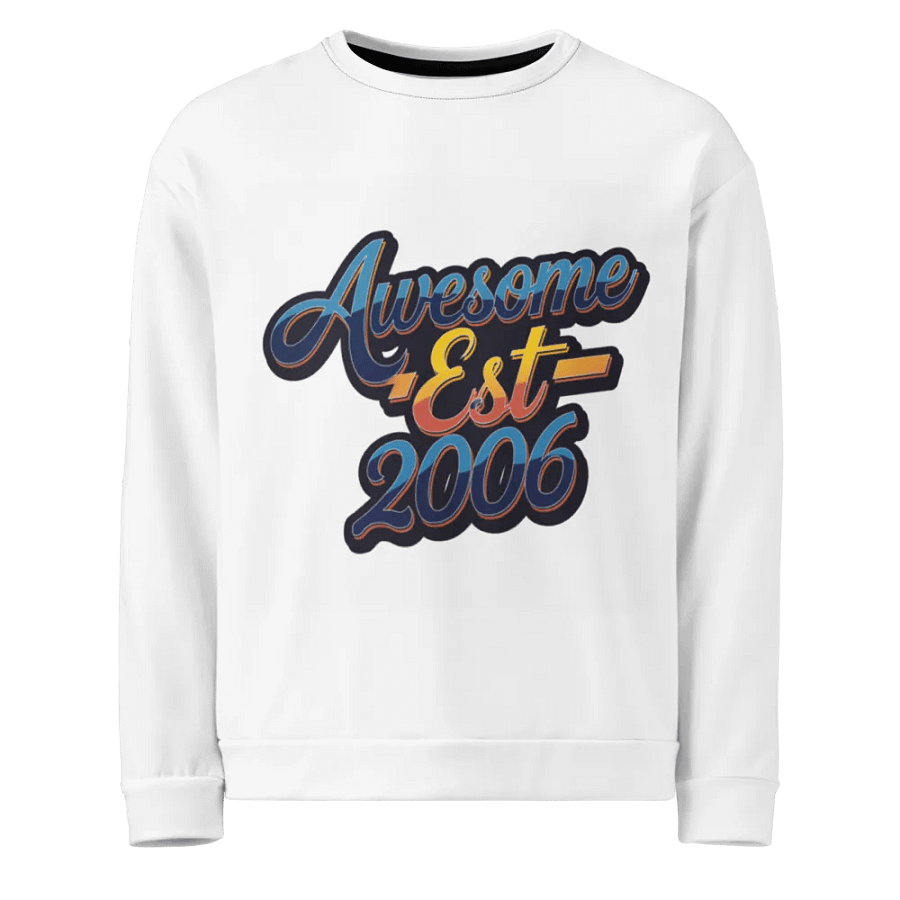 Vibrant Est 2006 All-Over Print Sweatshirt product image (1)