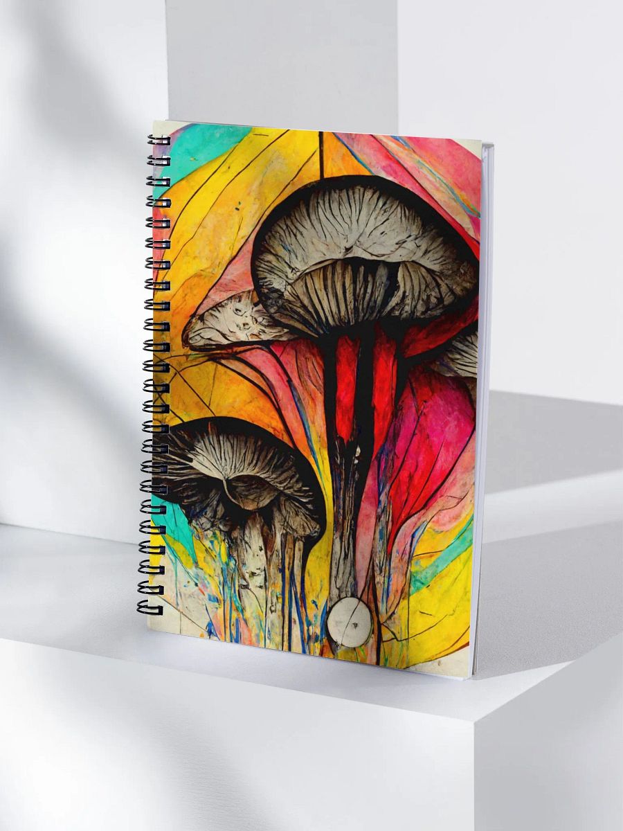 Psychedelic Mushroom Dreams Spiral Notebook product image (4)