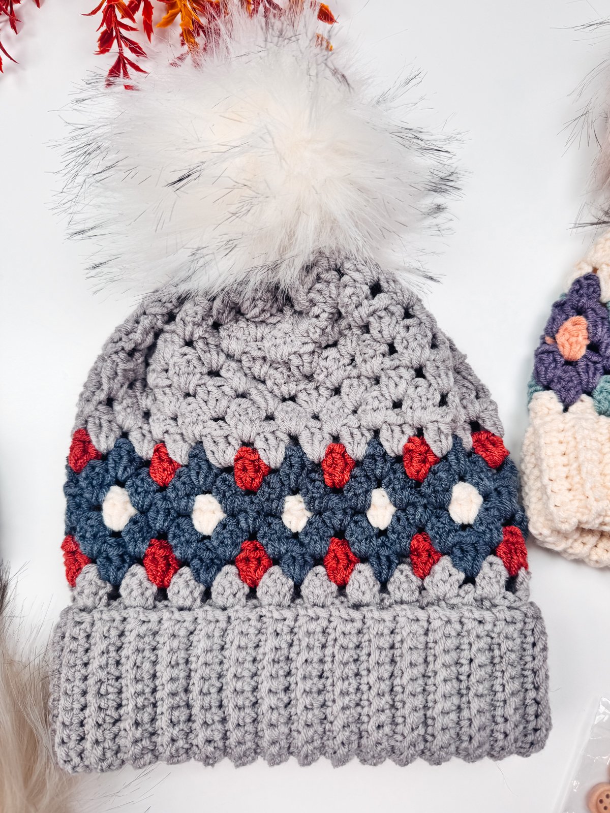 Gemstone Hues Crochet Beanie PDF Pattern product image (6)