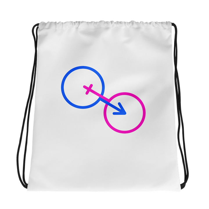 Two Gender Normality All-Over Drawstring Bag product image (1)