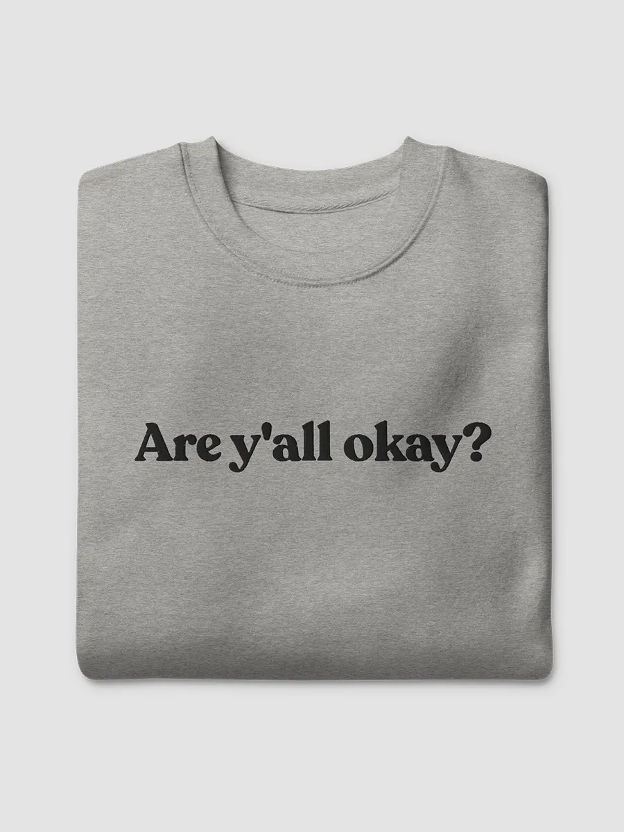 I am on sale ok grey sweatshirt