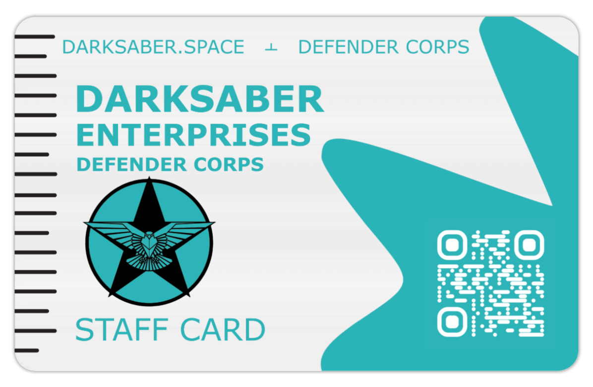 Darksaber Enterprises Staff Card product image (1)