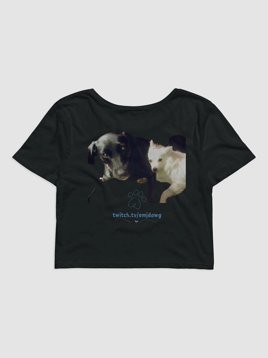 EmJDawg Starry FaceOFF Crop Tee (w/Pupper Peekaboo) product image (4)