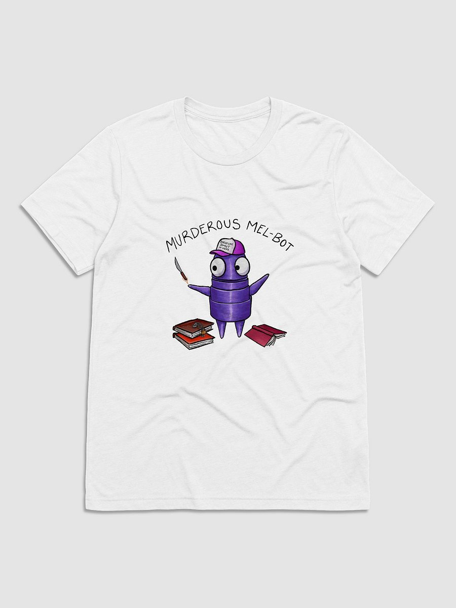 Murderous Mel-Bot Bella-Canvas Tri Blend Tee White product image (1)