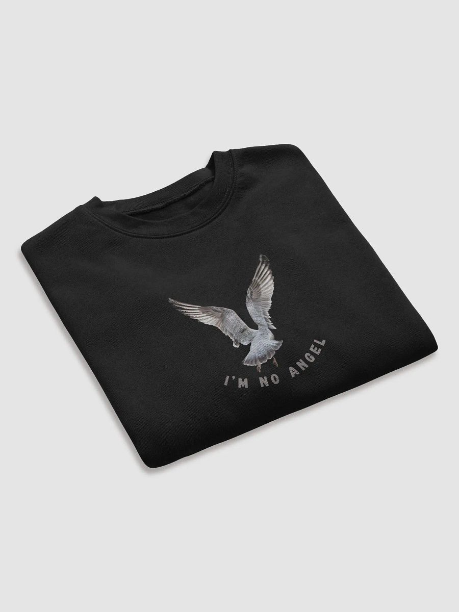 I'm No Angel Seagull Fleece Crop Sweatshirt product image (7)