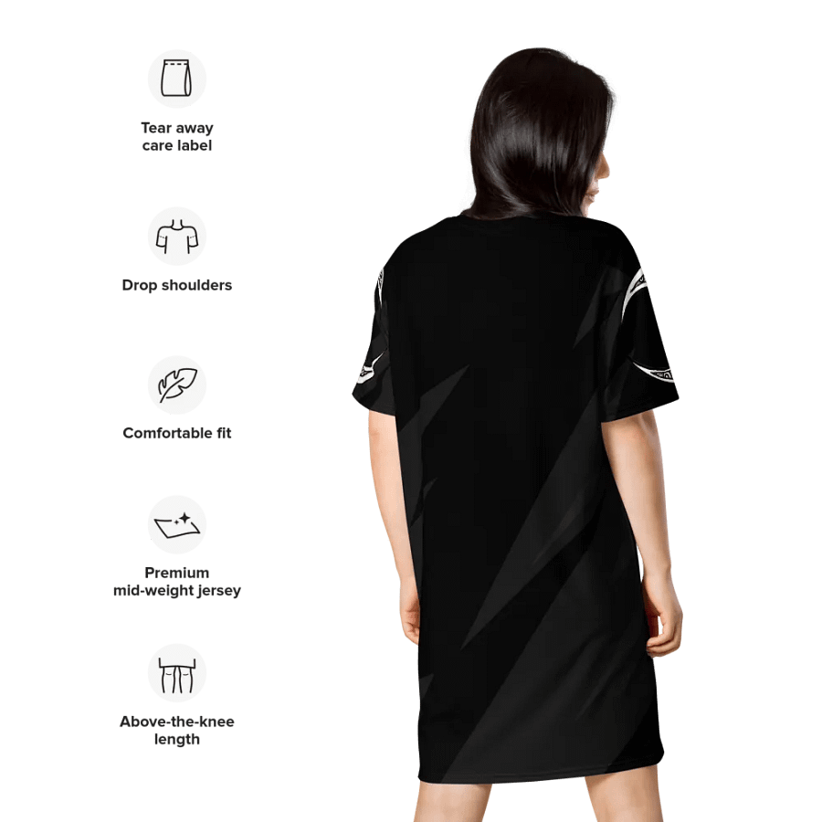 Lunar Blossom All-Over T-Shirt Dress product image (10)