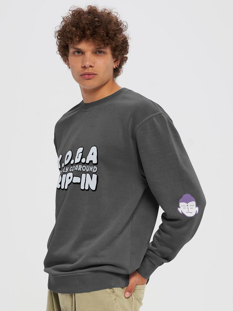Serene Soul Unisex Pigment Dyed Sweatshirt-YOGA DRIP-IN product image (41)