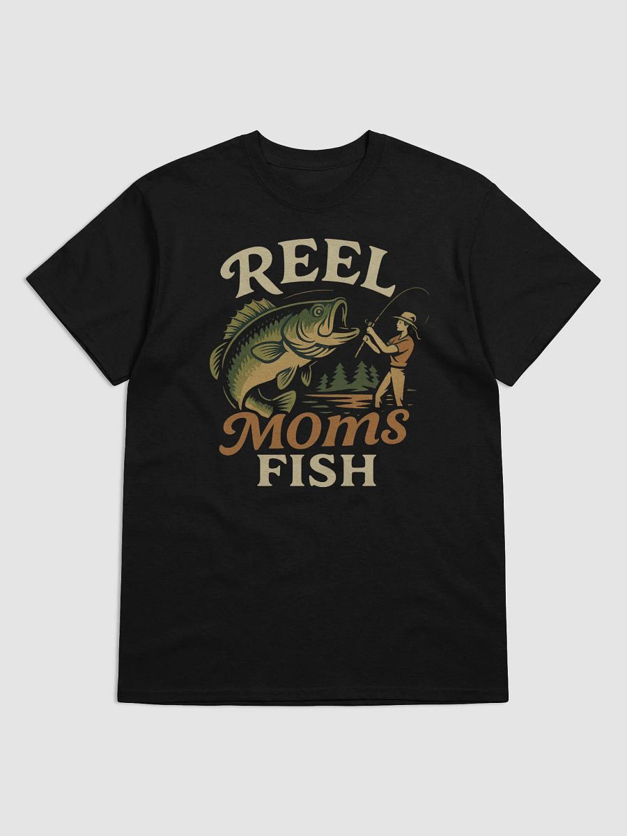 Reel Moms Fish T-Shirt – Vintage Fishing Tee for Cool Moms product image (3)