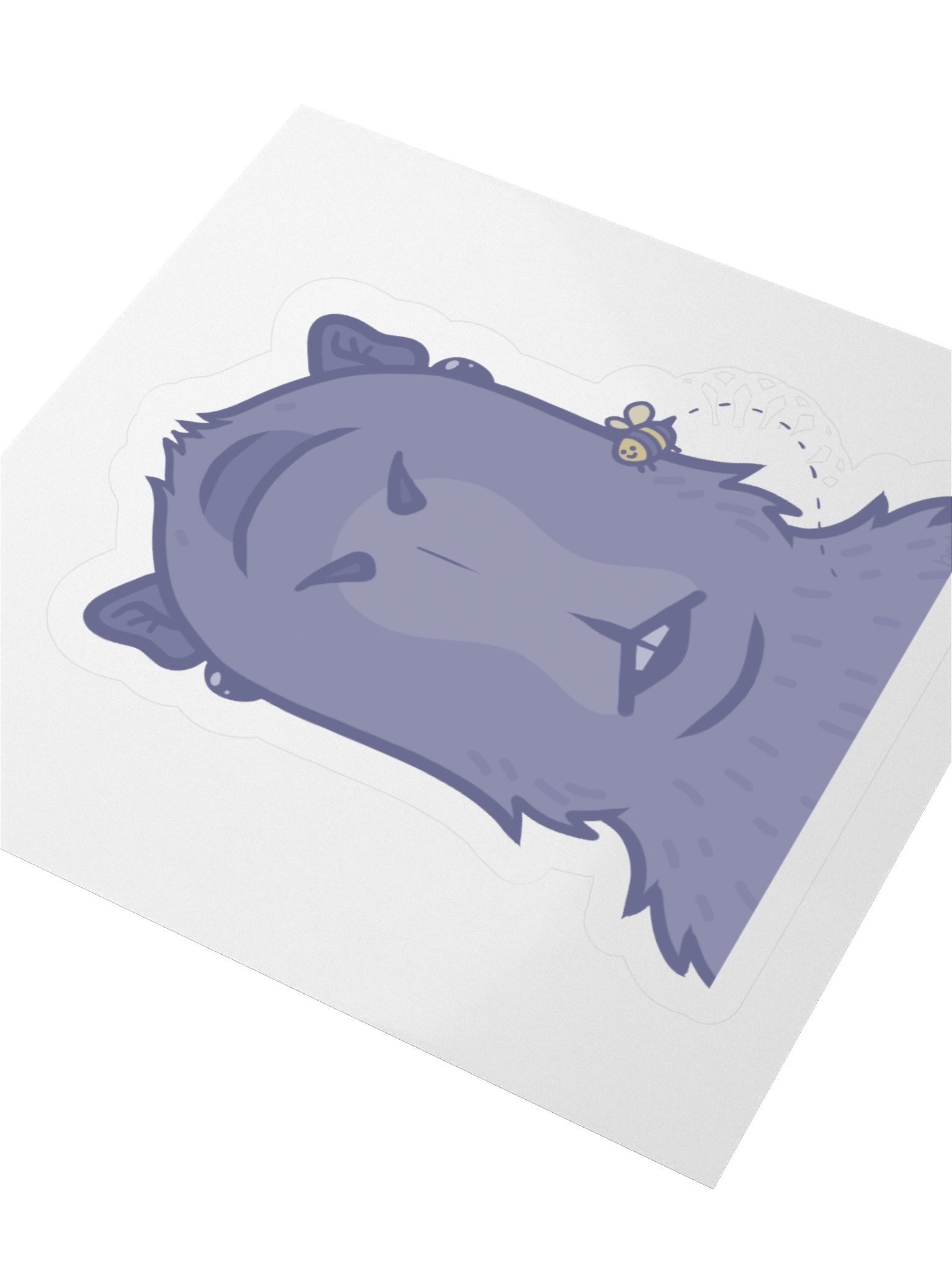Bee the Capybara Sticker product image (9)