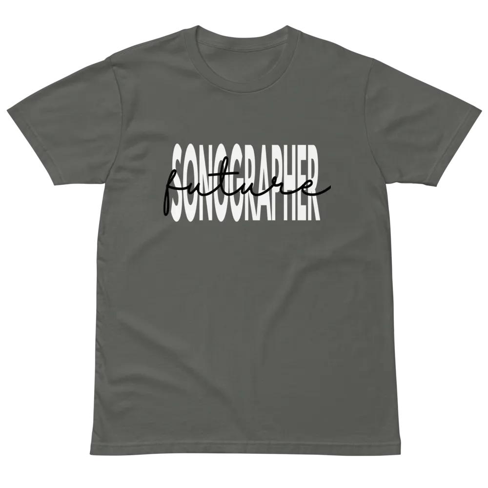 Future Sonographer Ultrasound Tech Cardiac Graduate Unisex Premium T-Shirt product image (2)