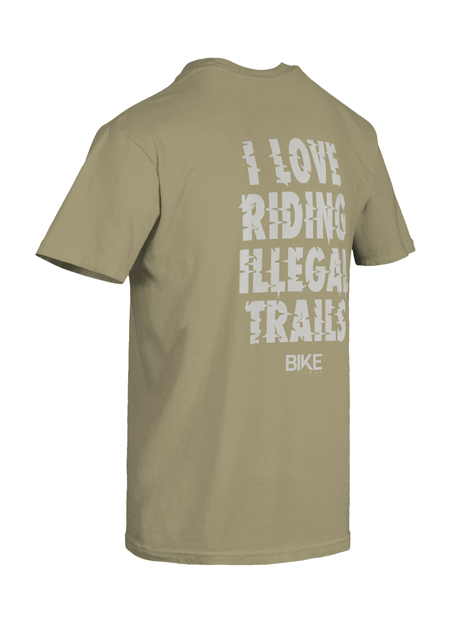 I Love Riding Illegal Trails Shirt (White Logo) product image (10)
