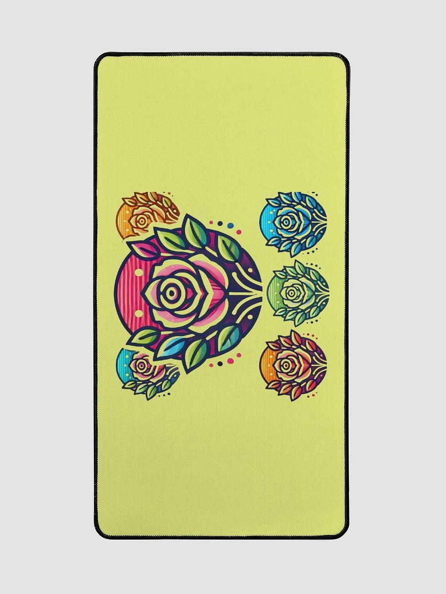 Geometric Rose Garden Desk Mat product image (3)