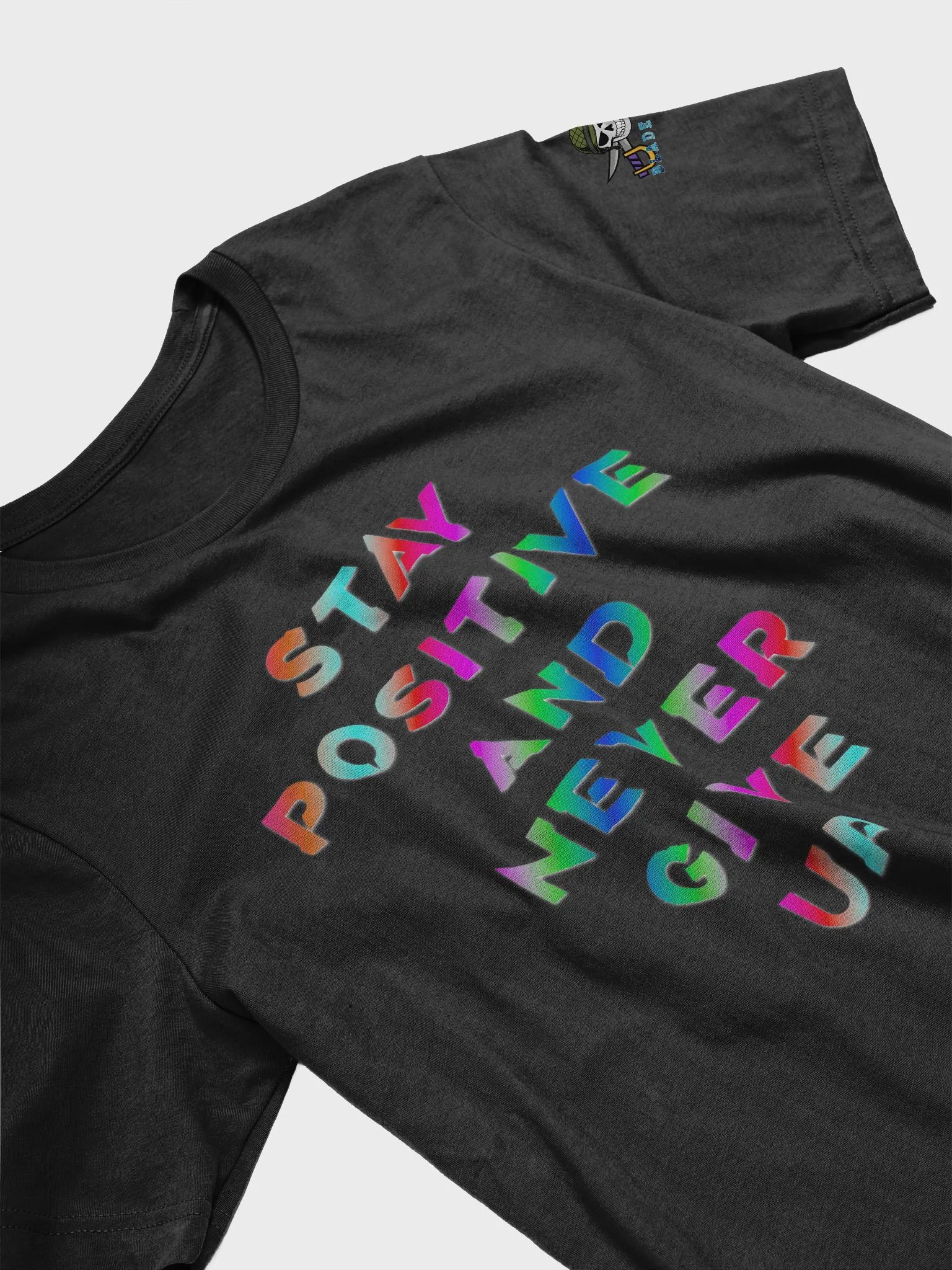 Blade Army T-shirts stay positive and never give up Color`s Strips product image (3)