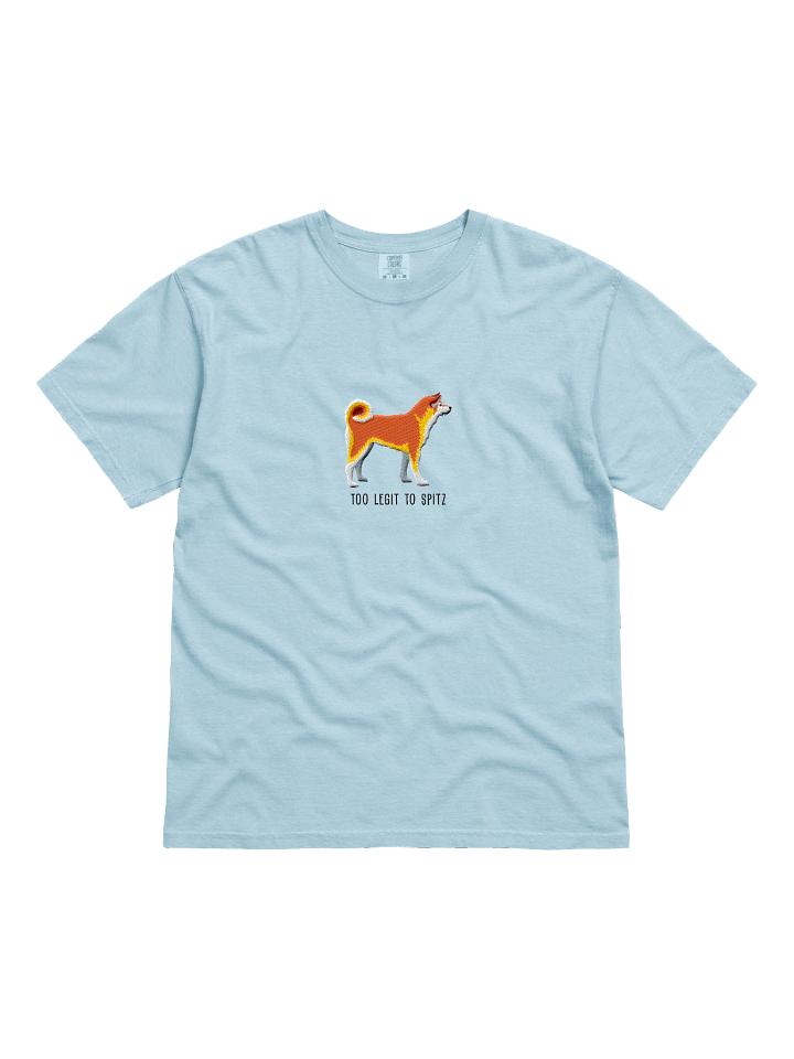 Too Legit to Spitz T-Shirt(Embroidered) of a Japanese Akita Inu product image (51)
