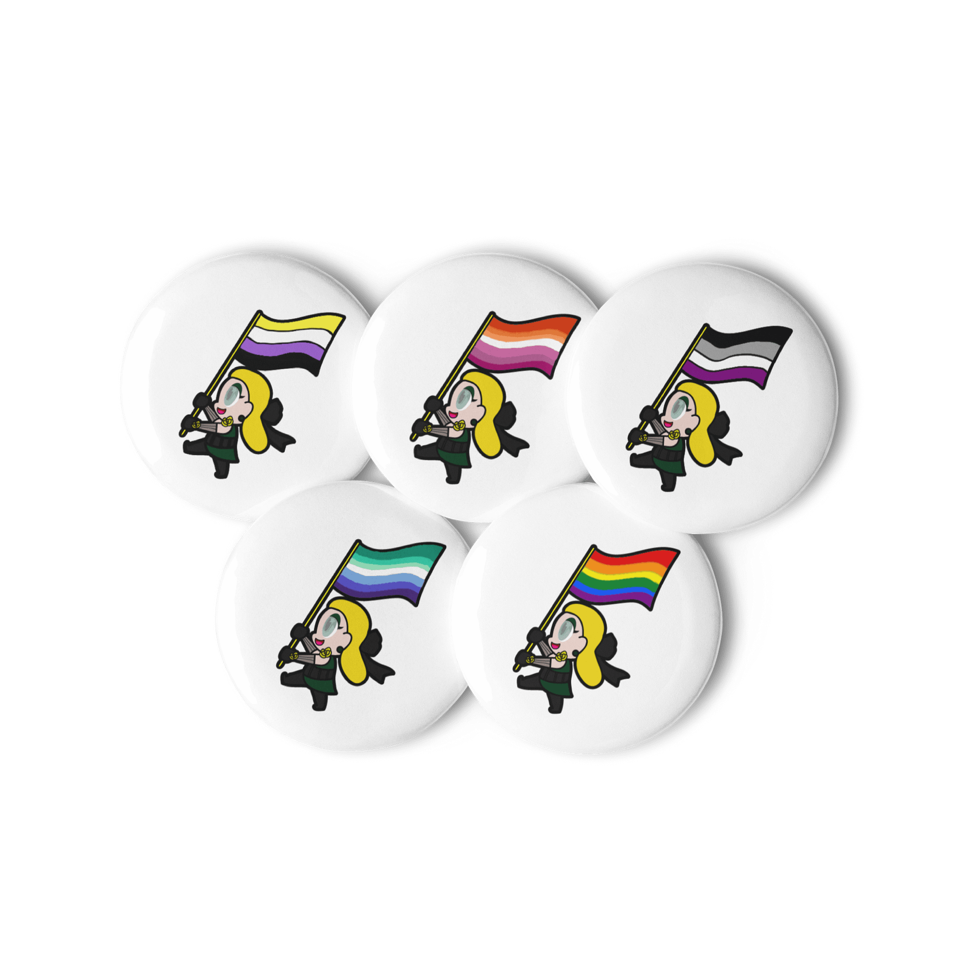 Miss Will-o-Witch Pride Pins Pack 2 product image (3)