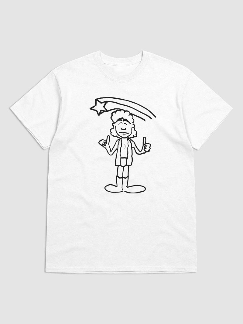 Starman Doodle Design (Black Outline)