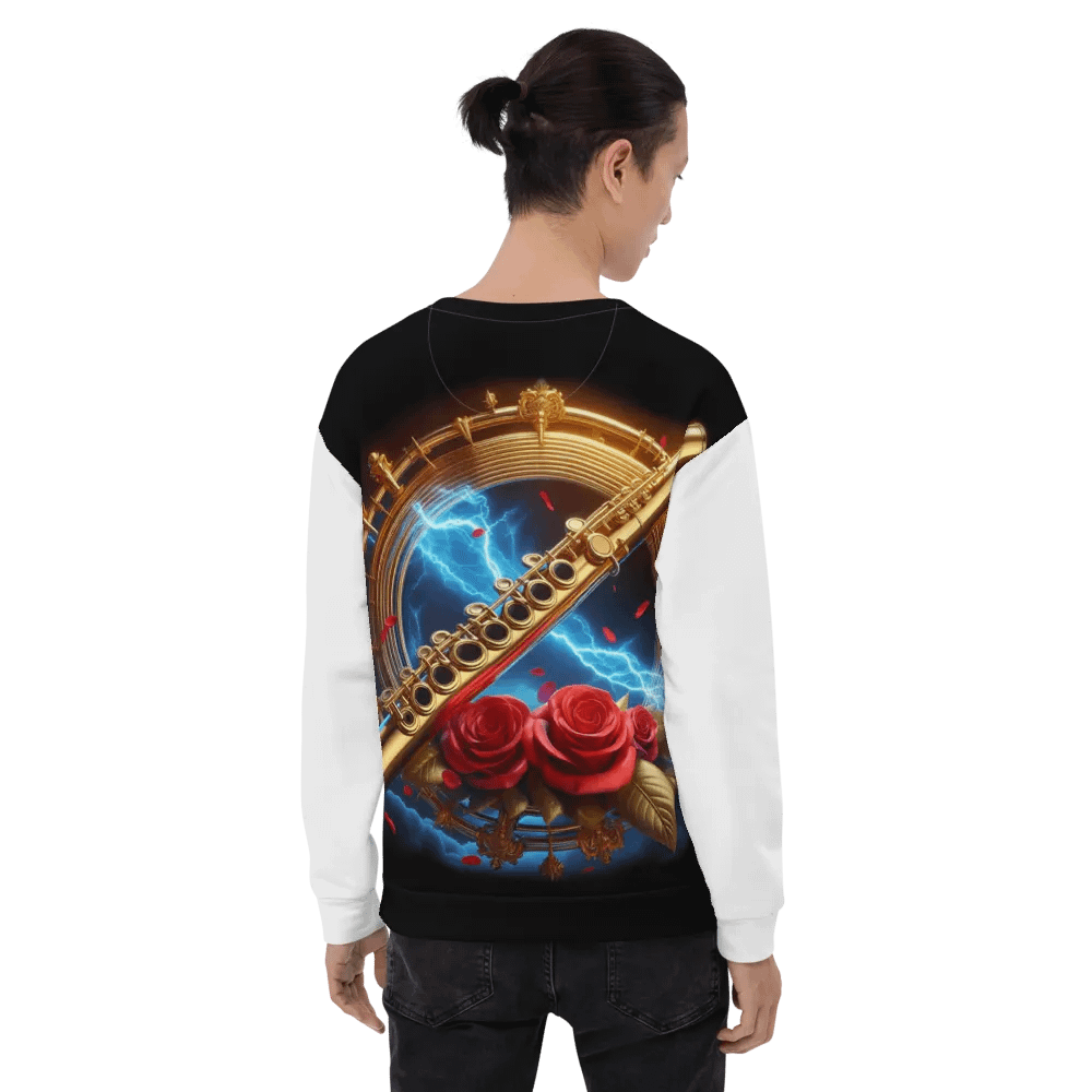 Electric Golden Flute Symphony - Unisex Sweatshirt #10 product image (7)