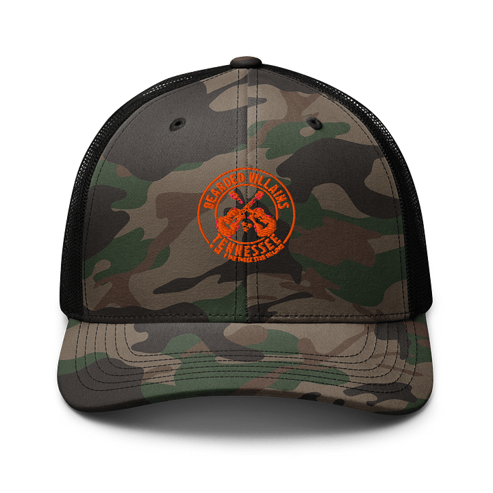 TSV Bearded Villains Tennessee Trucker Hat | Vols Orange Logo | Bold Brotherhood Style & Game-Day Attitude product image (1)