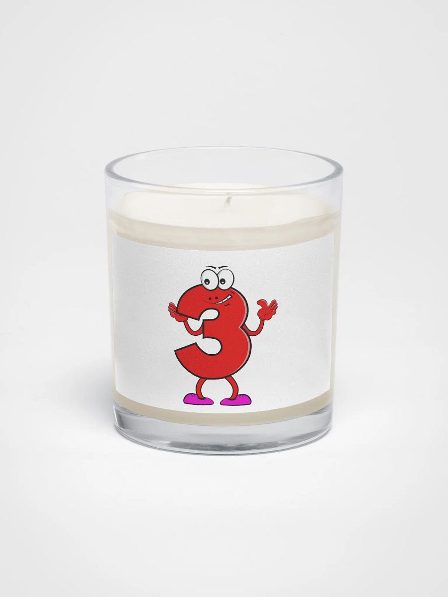 Number 3 Cartoon Candle product image (1)