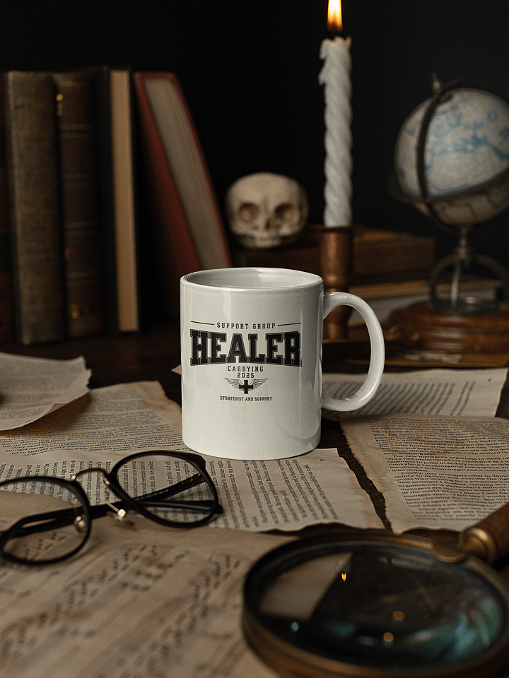"HEALER" Winged Support Strategist Coffee Mug product image (1)