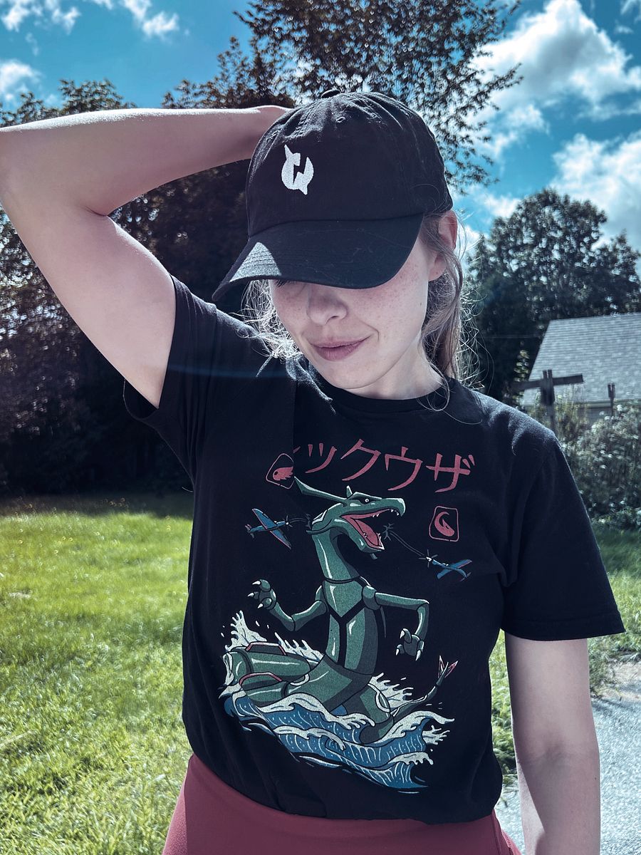 White Thundabit Dad Hat product image (1)