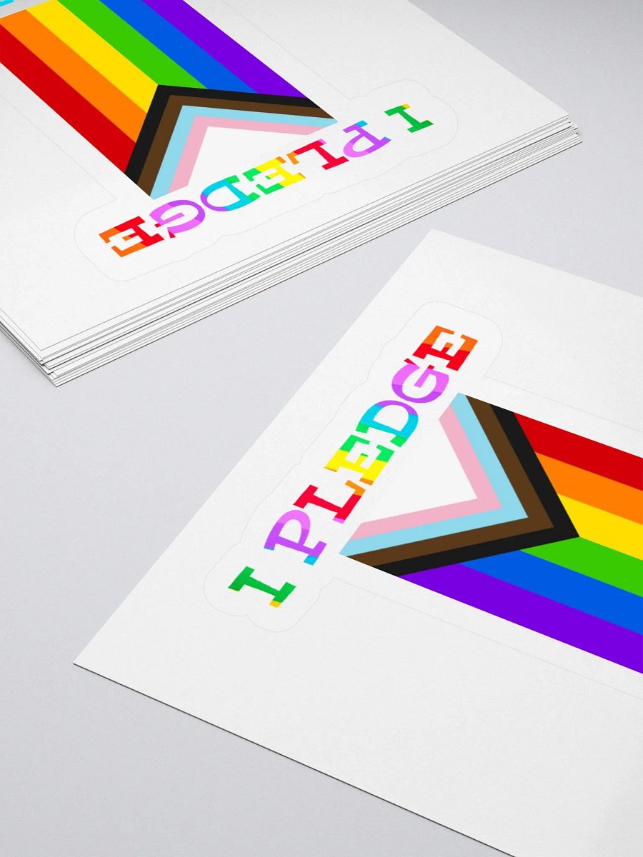 I Pledge Allegiance To Progress Sticker product image (10)