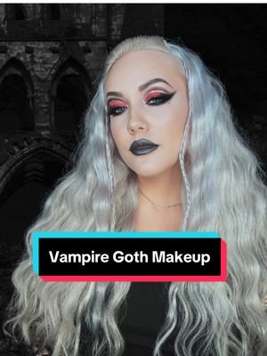 Vampire Goth Makeup, 101 full video is up on my YouTube a new series where I’m teaching you guys goth and alternative makeup. #goth #vampire #makeup 