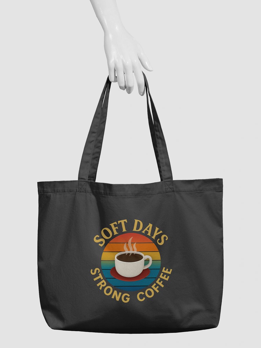 Soft Days, Strong Coffee Tote Bag product image (3)