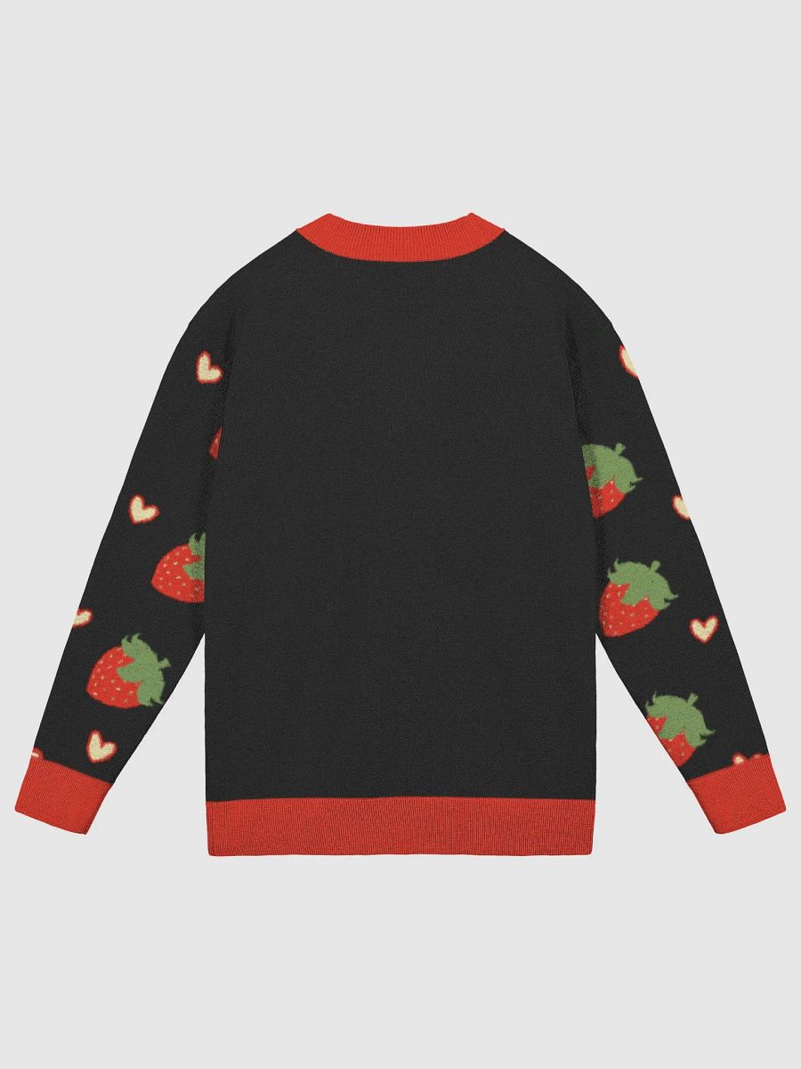 Dark mode of The Cozy strawberry cardigan product image (2)