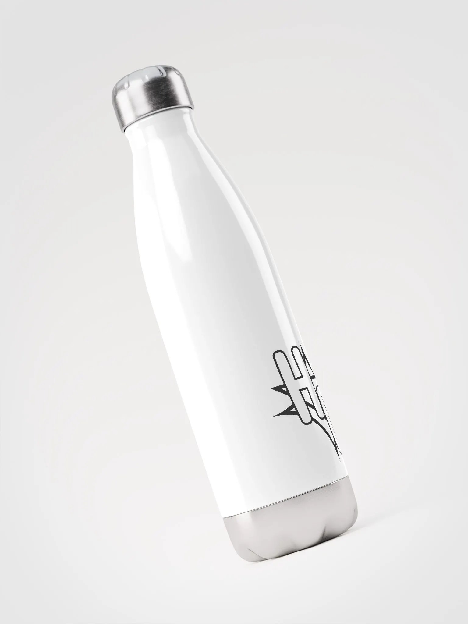 Hunter's Guild Emblem Stainless Steel Water Bottle—Light Mode product image (3)