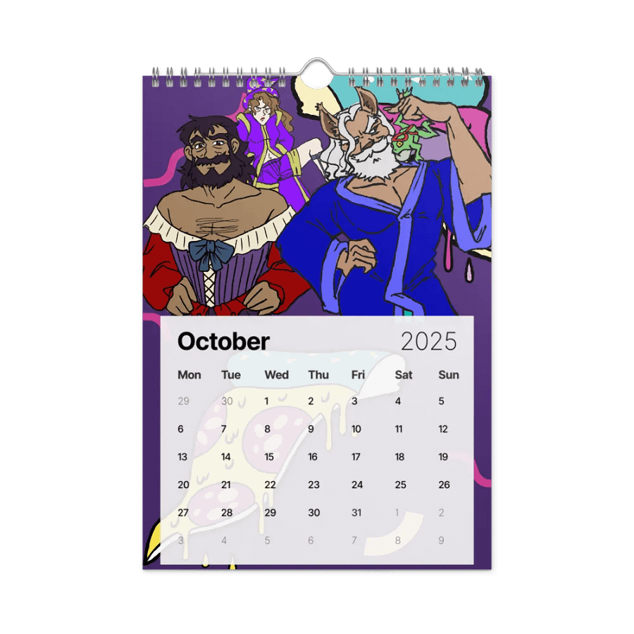 Pandor's Gloriana-themed 2025 Wall Calendar product image (51)