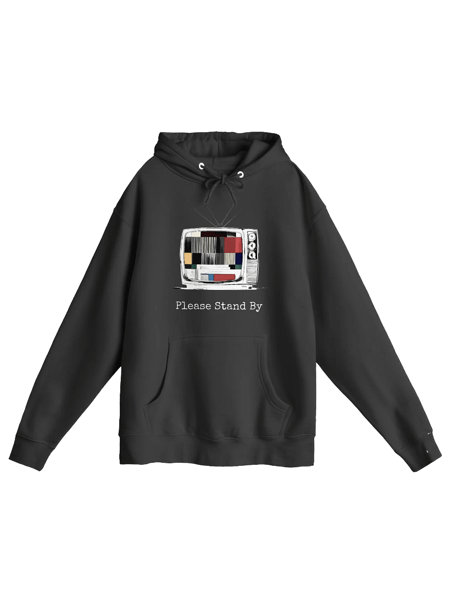 Please Stand By TV Pattern 80's Era Comfy Unisex Hoodie product image (1)