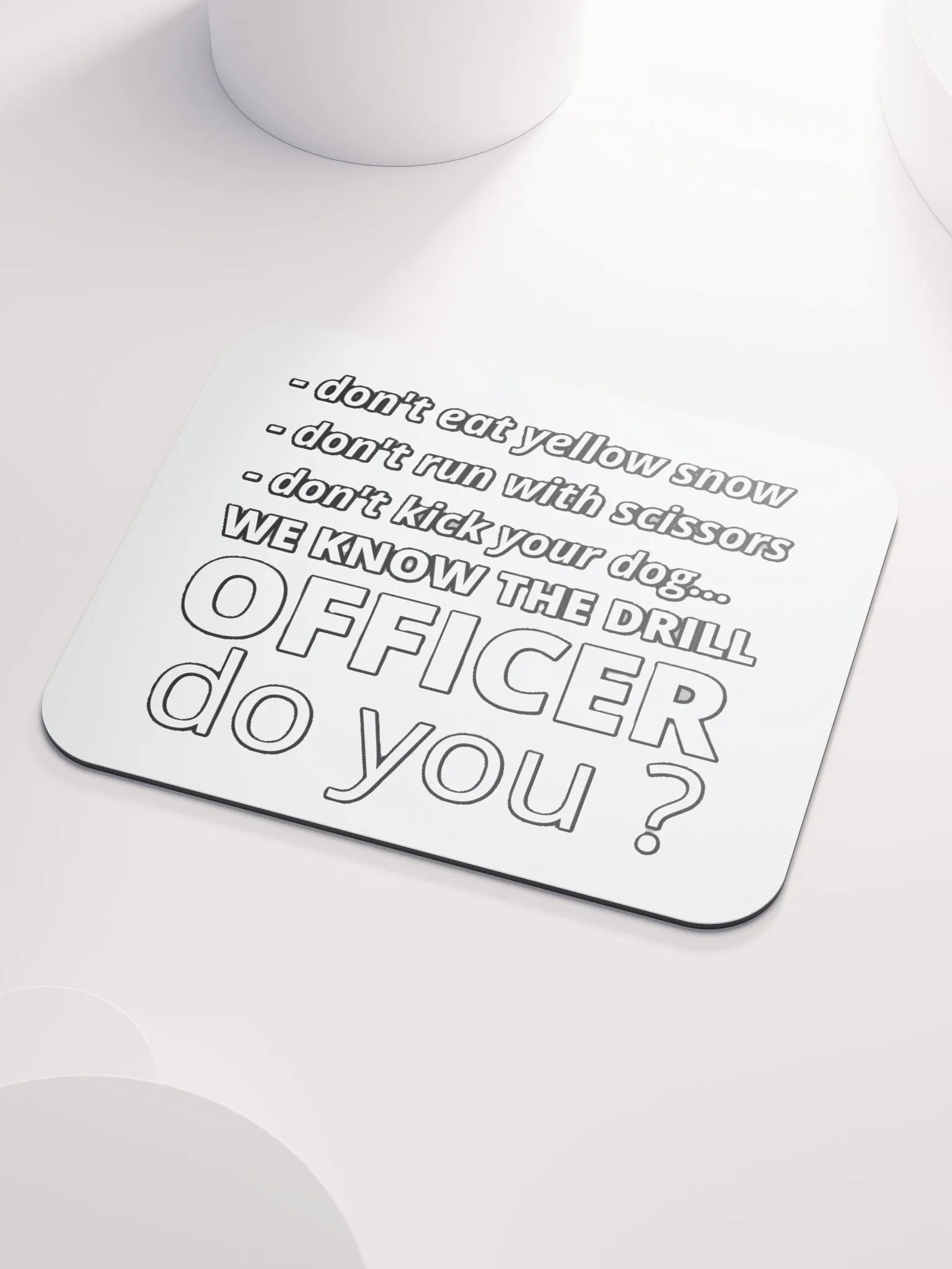 WE KNOW THE DRILL OFFICER, DO YOU? product image (3)