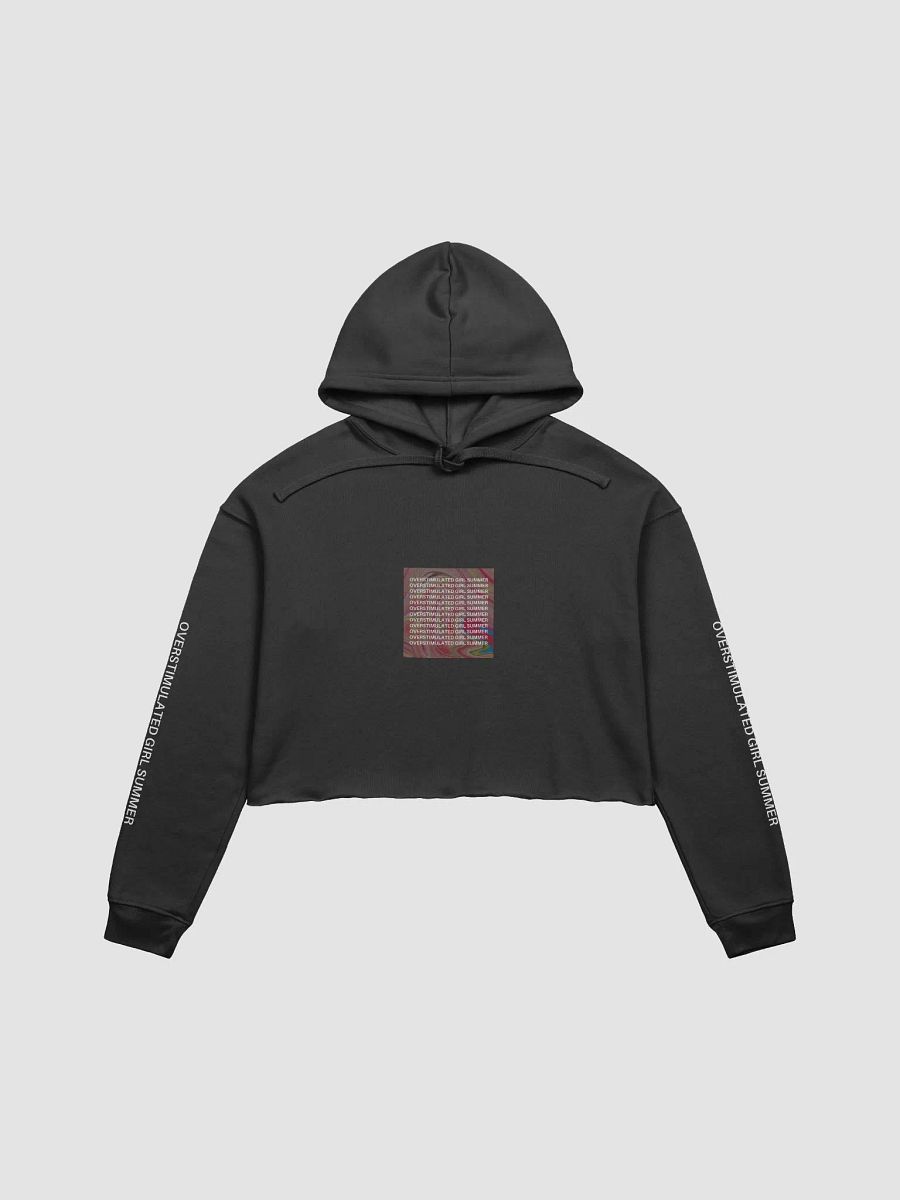 OVERSTIMULATED GIRL SUMMER cropped hoodie product image (2)
