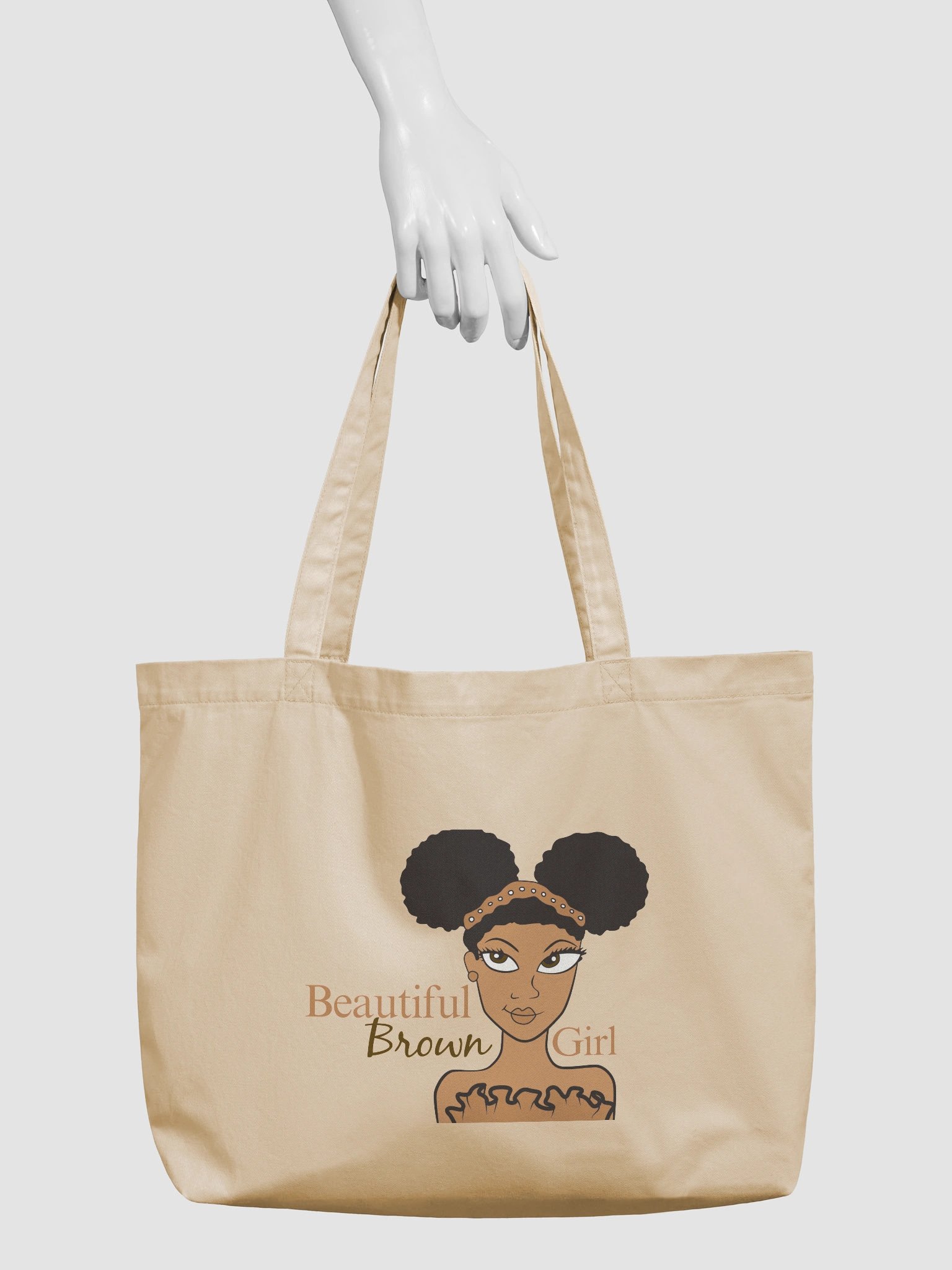 Caramel Beautiful Brown Girl Tote product image (2)